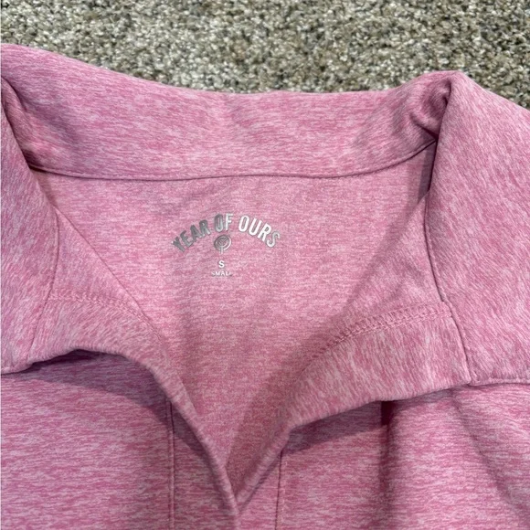 Year of ours pink collared sleeveless top small nwot - Picture 2 of 4